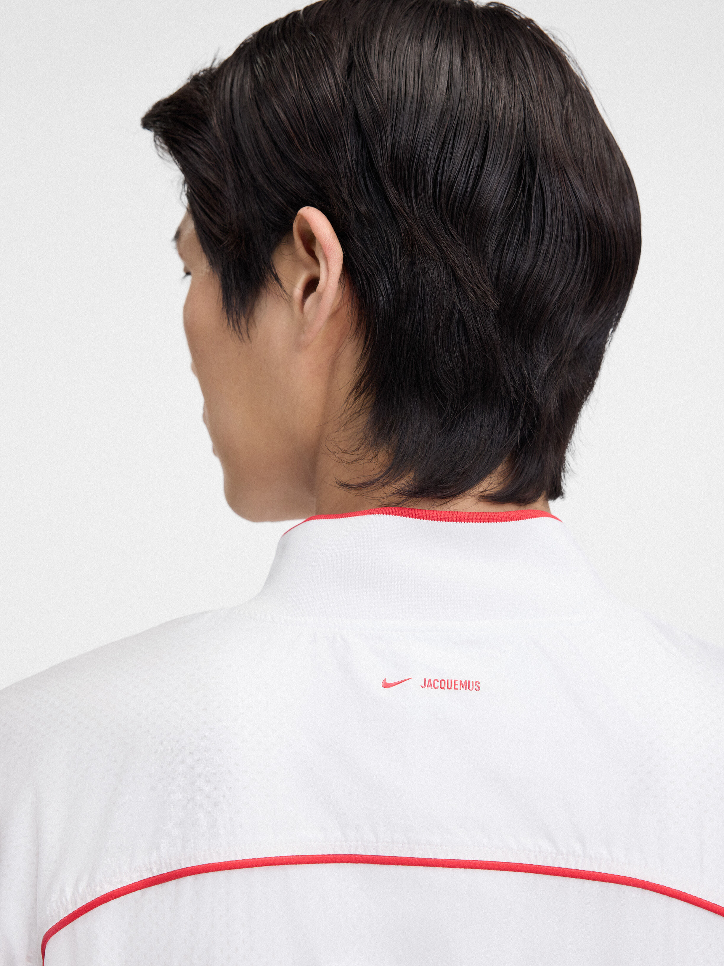 The JACQUEMUS+NIKE track jacket, White | JACQUEMUS UAE