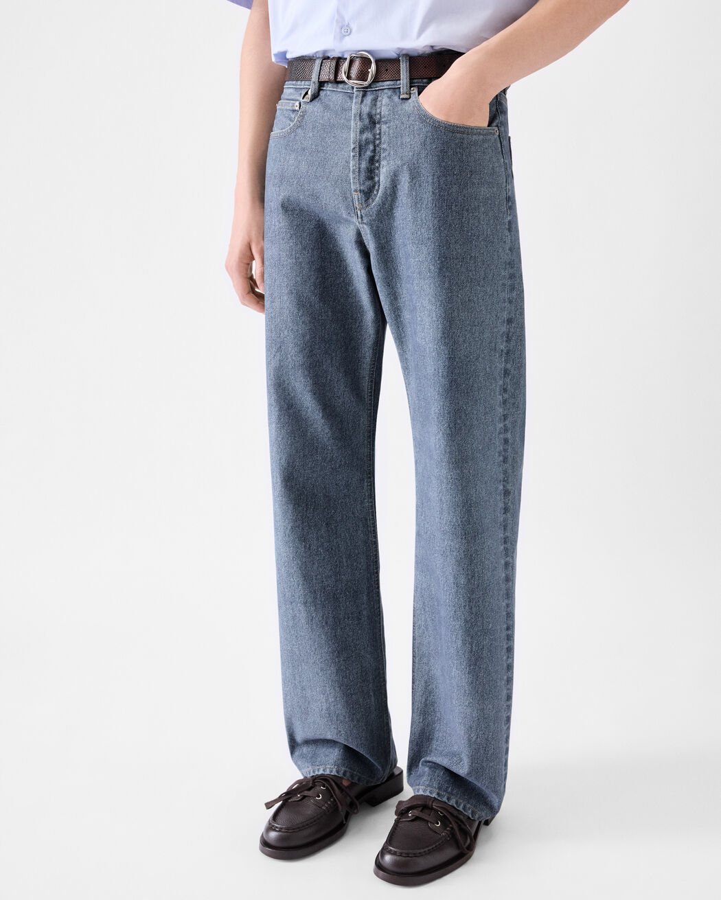 The straight de-Nîmes denim pants jacquemus the straight de n mes denim pants