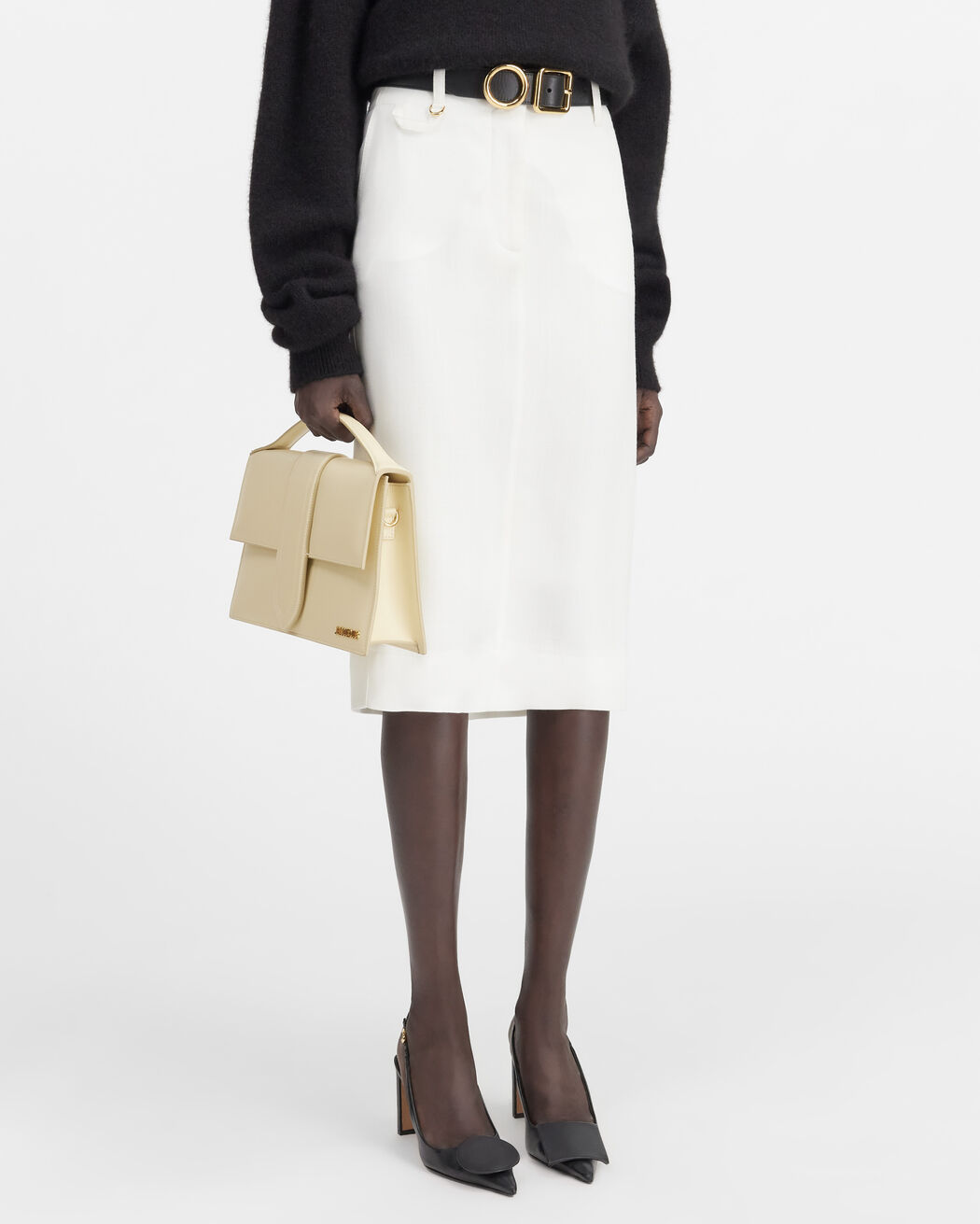 The Bari midi skirt jacquemus the bari midi skirt