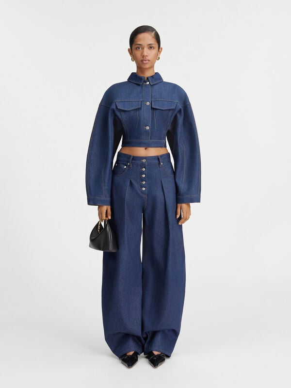 The Ovalo de-Nîmes denim pants jacquemus the ovalo de n mes denim pants