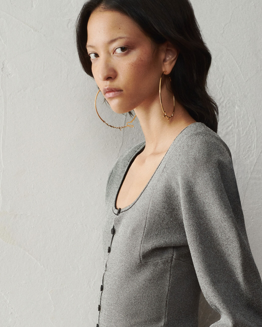 The Jacquemus hoops earrings the jacquemus hoops earrings