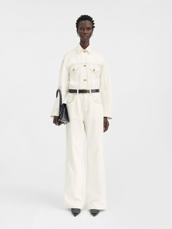 The wide de-Nîmes denim pants jacquemus the wide de n mes denim pants