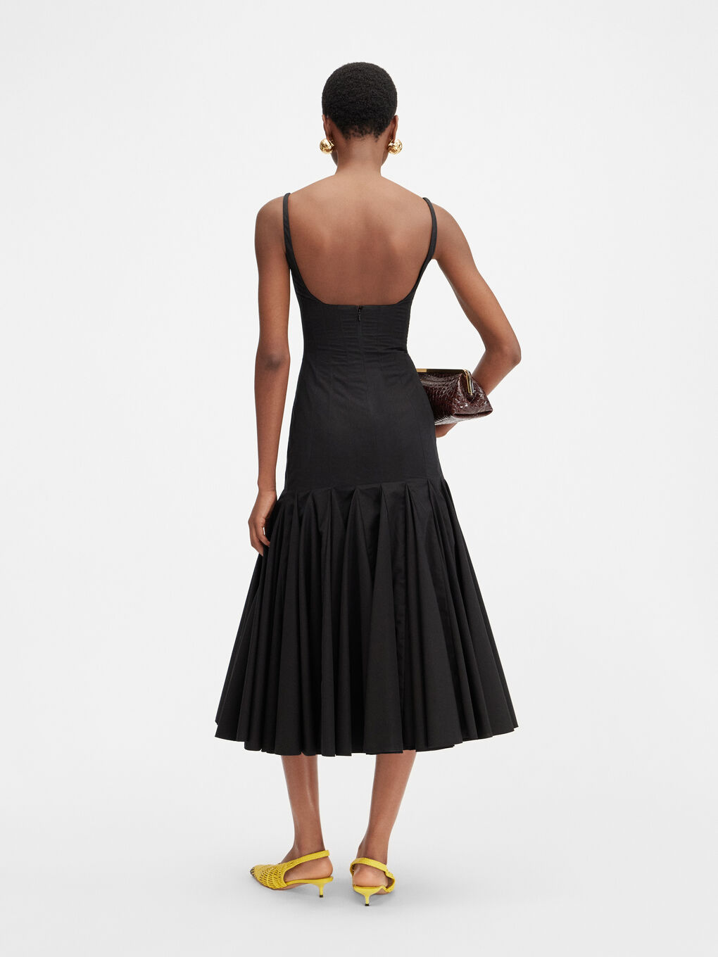 Jacquemus Bicolor Viscose Casual Dress