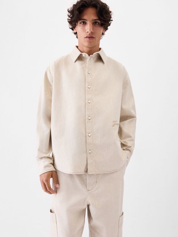 The Simon de-Nîmes denim shirt jacquemus the simon de n mes denim shirt