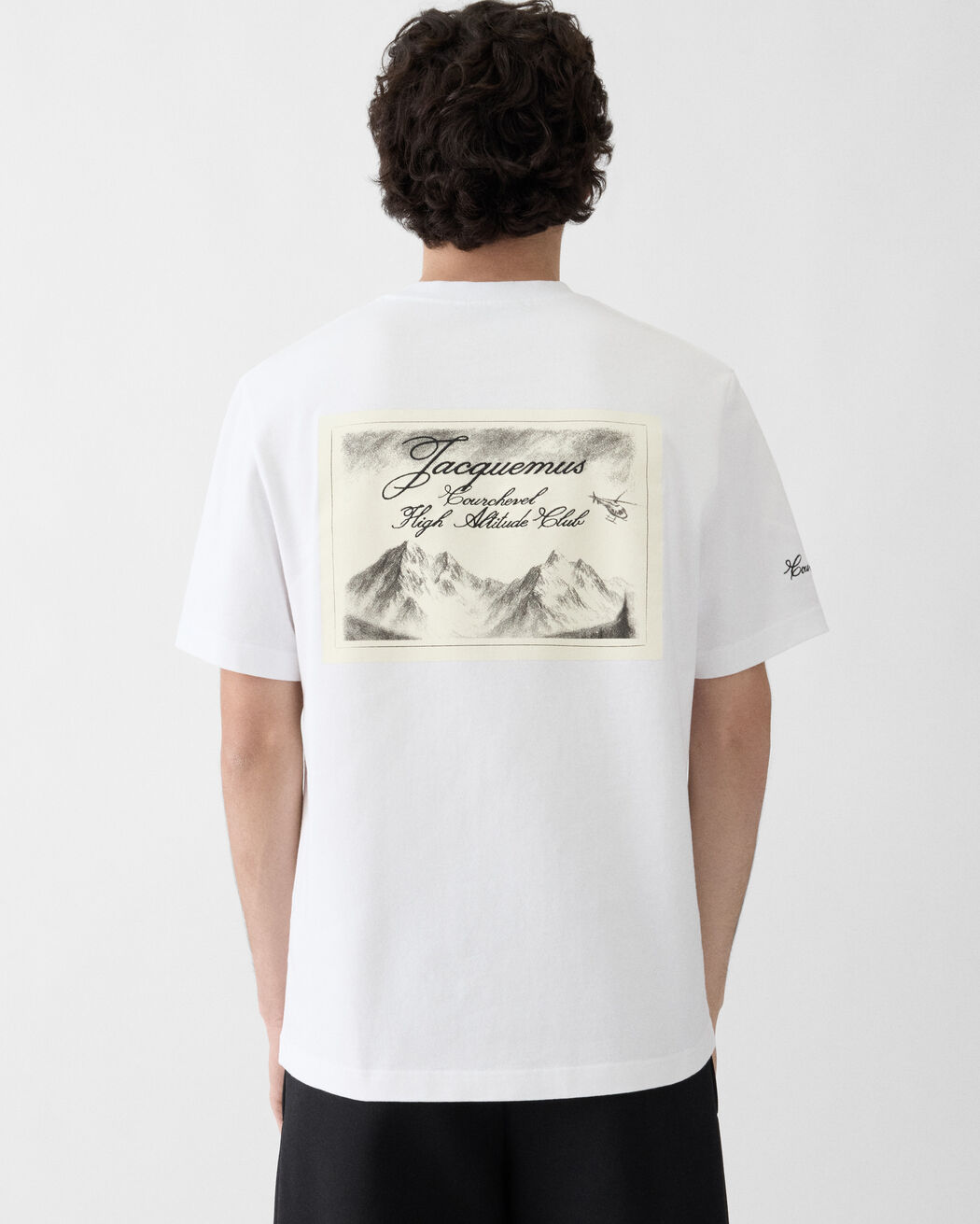 The Courchevel High Altitude Club t-shirt jacquemus the courchevel high altitude club t shirt