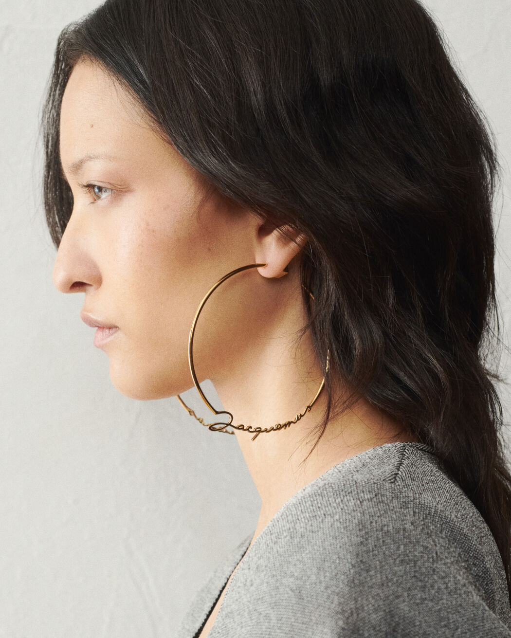The Jacquemus hoops earrings the jacquemus hoops earrings