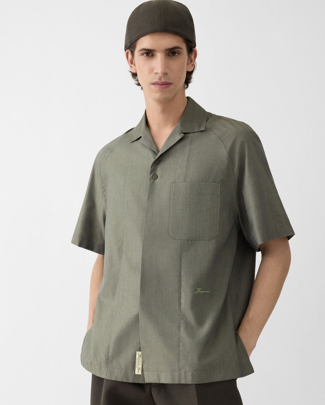 The Romarin short-sleeve shirt jacquemus the romarin short sleeve shirt