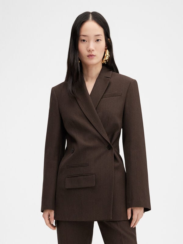 The buttoned cardigan jacquemus the tibau jacket