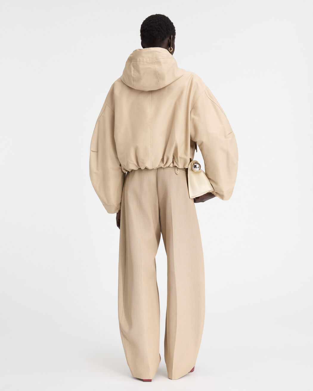 The Caraco cropped parka jacquemus the caraco cropped parka