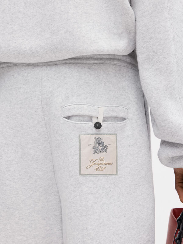 Jacquemus The Tourni Hoops in Silver main image 1