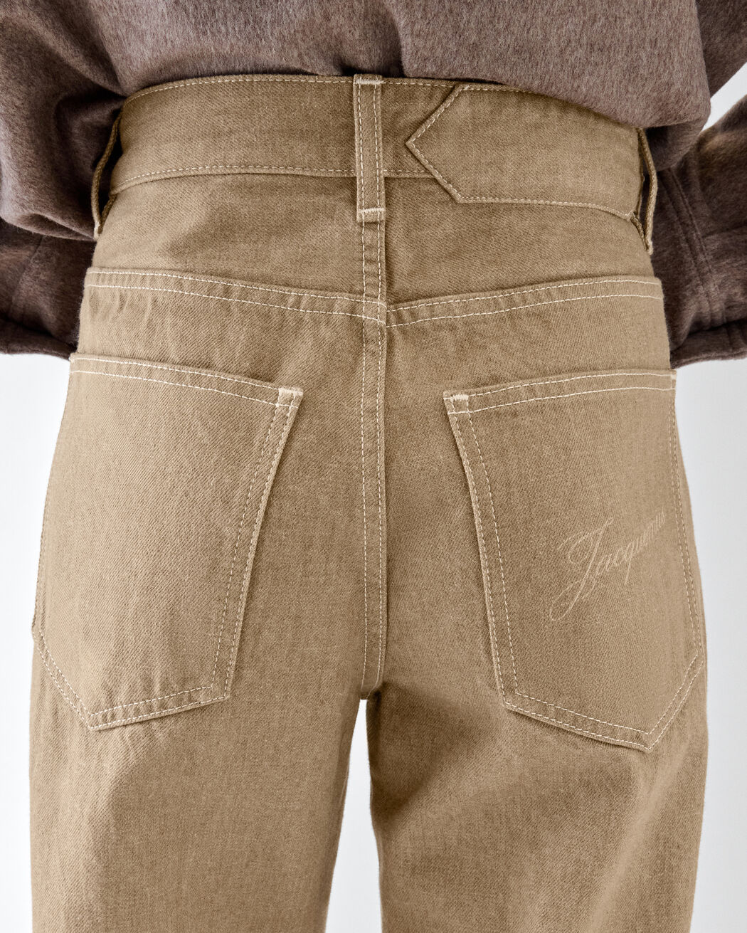 The wide de-Nîmes denim pants jacquemus the wide de n mes denim pants