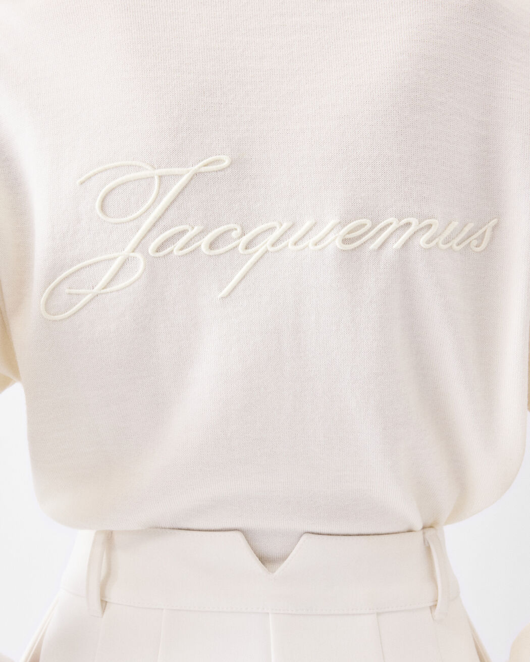 The embroidered cardigan jacquemus the embroidered cardigan