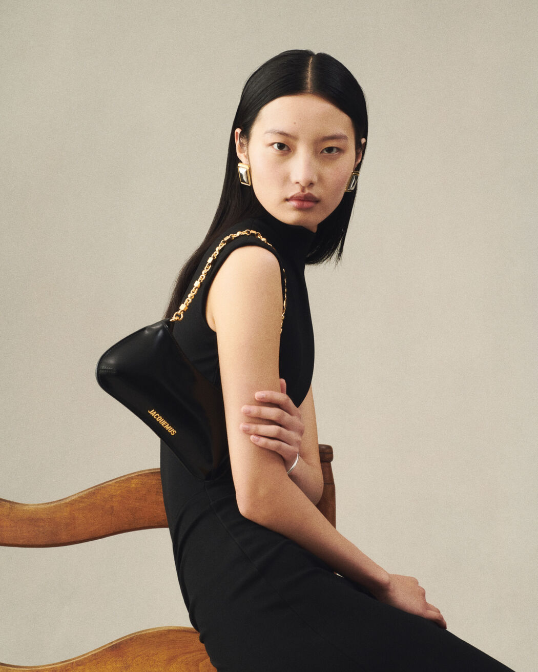 The mini Bisou حقيبة jacquemus the mini bisou حقيبة