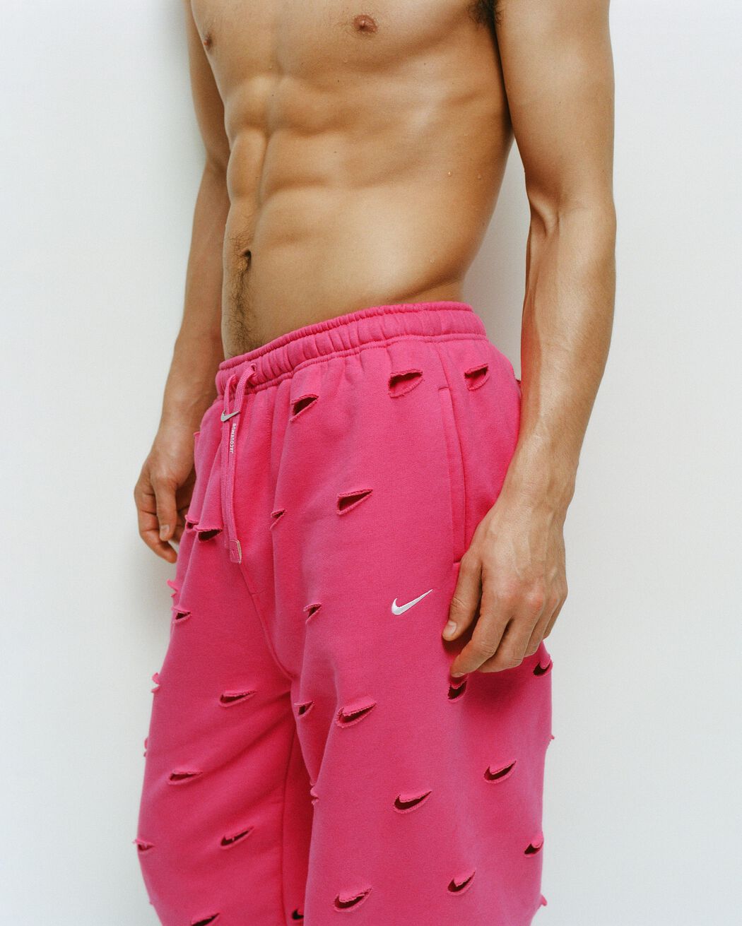 The Swoosh JACQUEMUS+NIKE track pants the swoosh jacquemus nike track pants