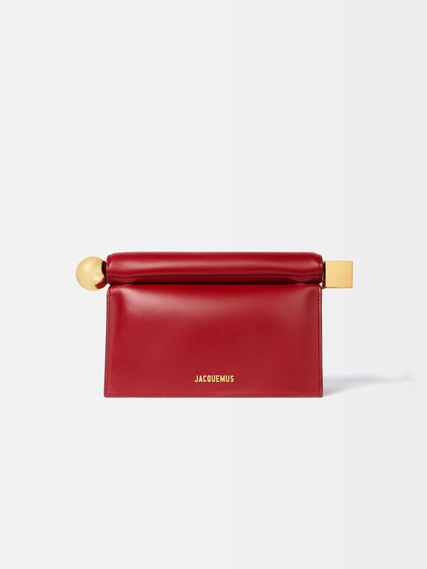 The Rond Carré clutch jacquemus حقيبة the rond carr