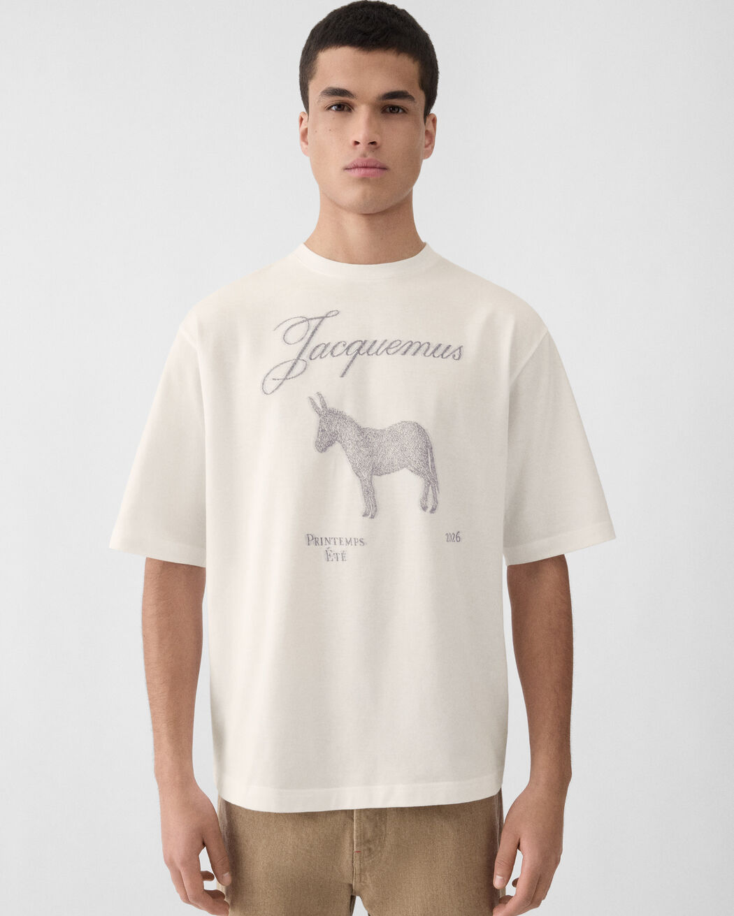 The Âne short-sleeve t-shirt jacquemus the ne short sleeve t shirt