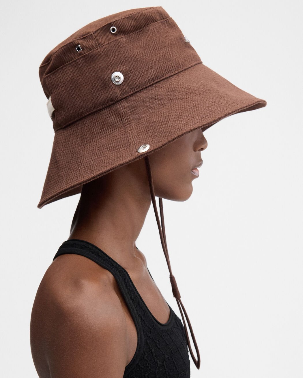 The de-Nîmes denim bucket hat jacquemus the de n mes denim bucket hat