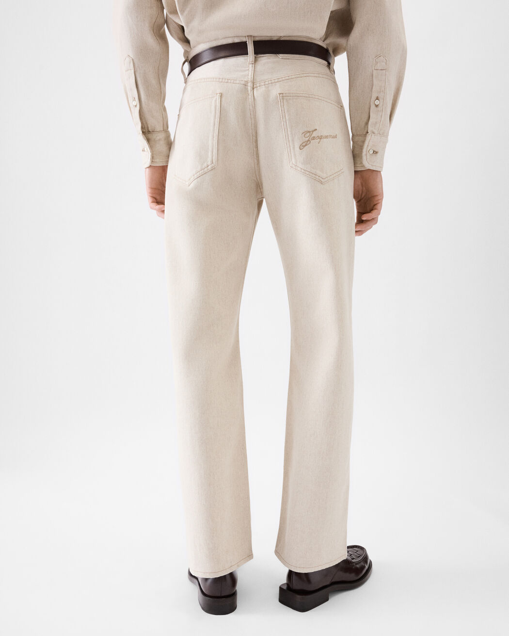 The straight de-Nîmes denim pants jacquemus the straight de n mes denim pants