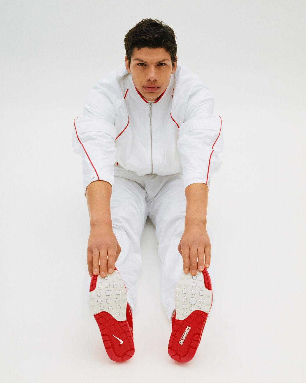 The JACQUEMUS+NIKE track pants the jacquemus nike track pants