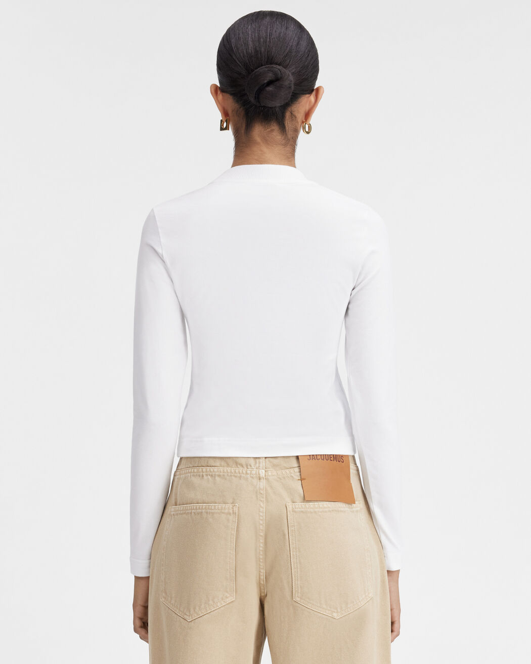 The Gros Grain long-sleeve t-shirt jacquemus the gros grain long sleeve t shirt