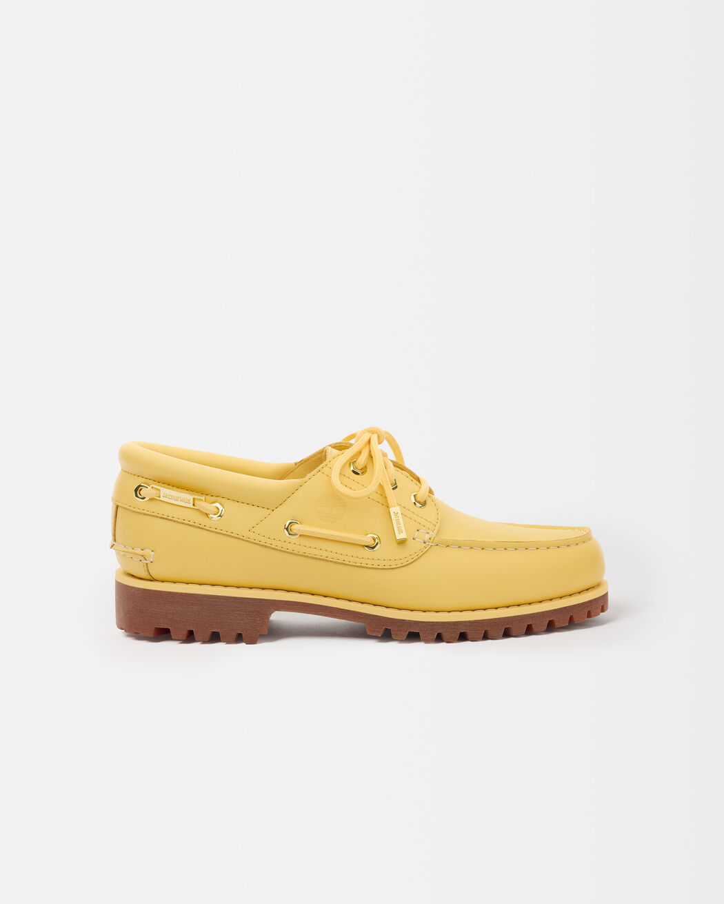The JACQUEMUS+TIMBERLAND boat shoe the jacquemus timberland boat shoe