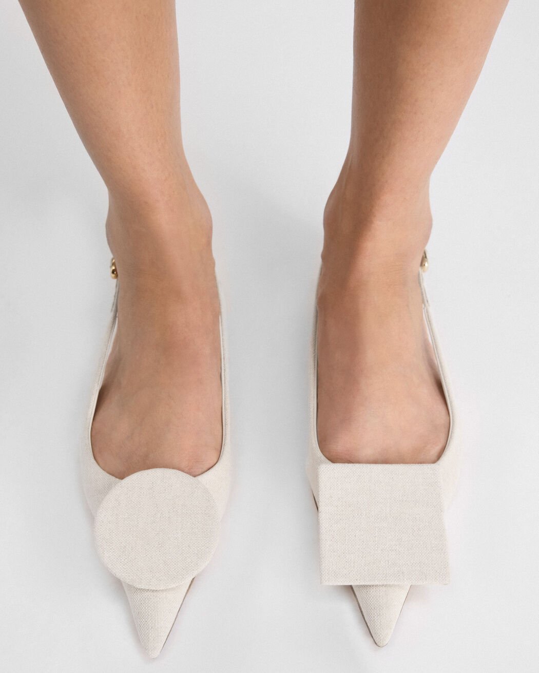 The flat Duelo slingbacks jacquemus the flat duelo slingbacks