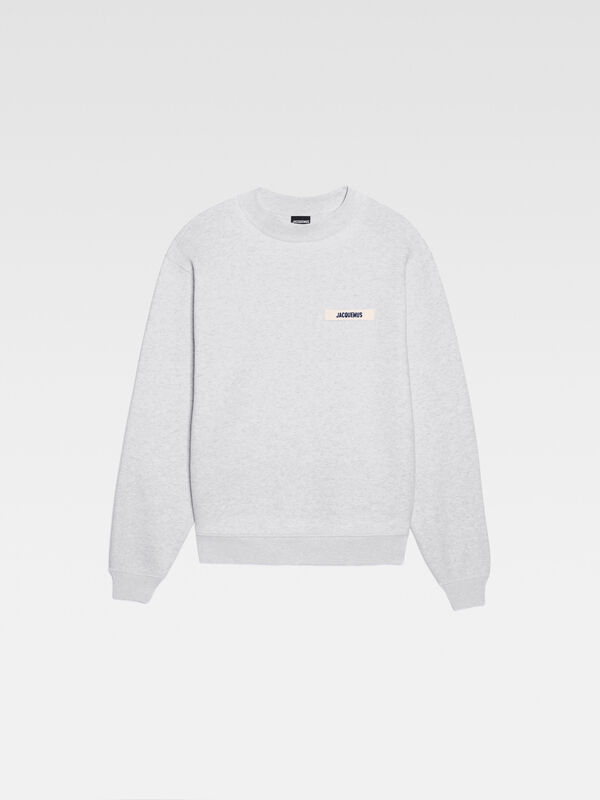 The Gros Grain sweatshirt jacquemus the gros grain sweatshirt