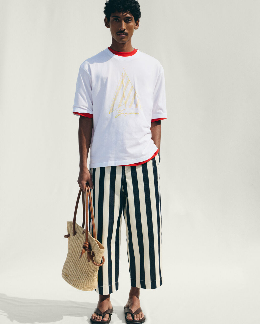 The Parasol de-Nîmes denim pants jacquemus the parasol de n mes denim pants