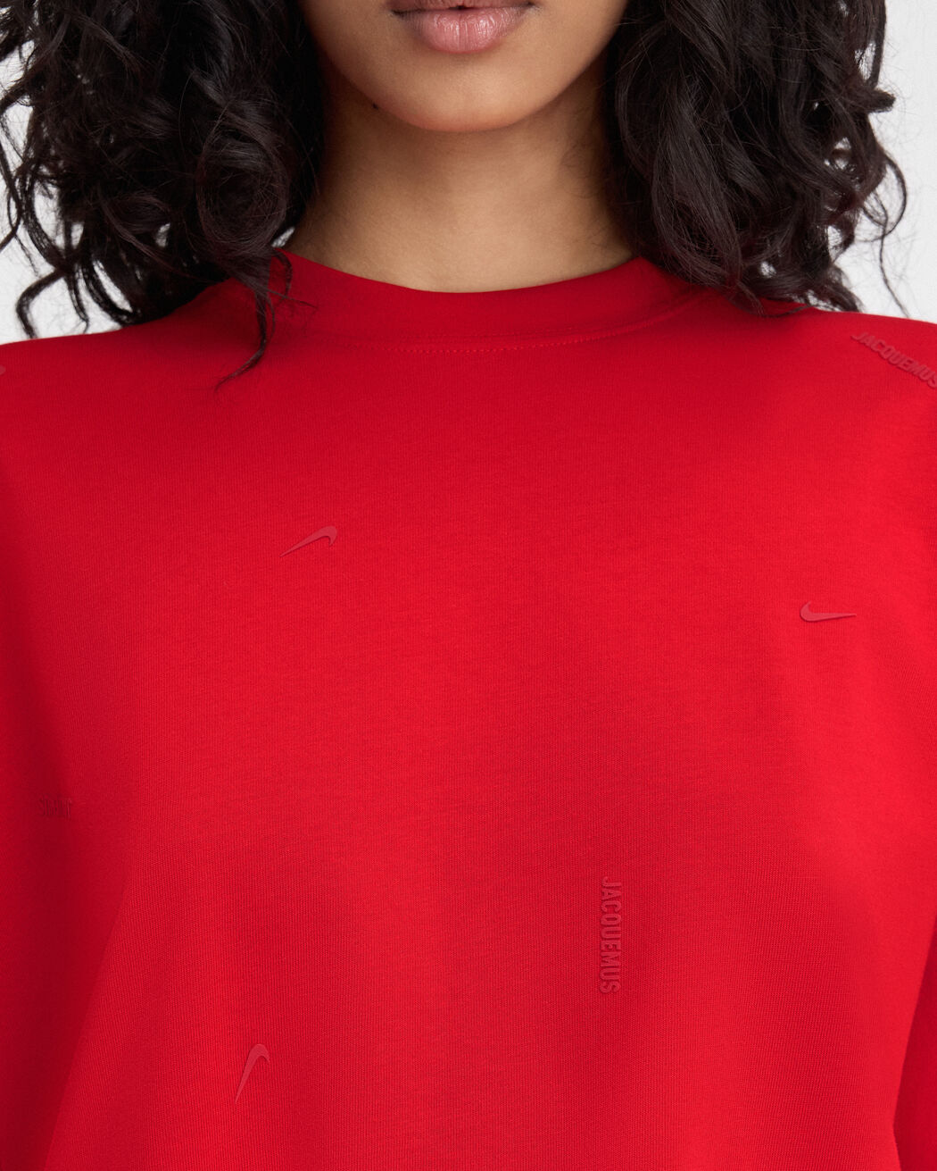 The JACQUEMUS+NIKE multi logo t-shirt the jacquemus nike multi logo t shirt