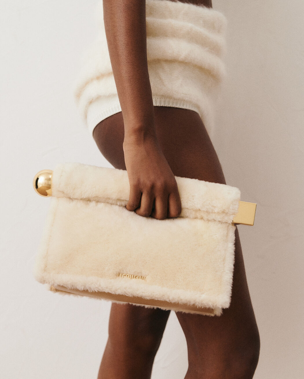 The Rond Carré clutch jacquemus the rond carr clutch
