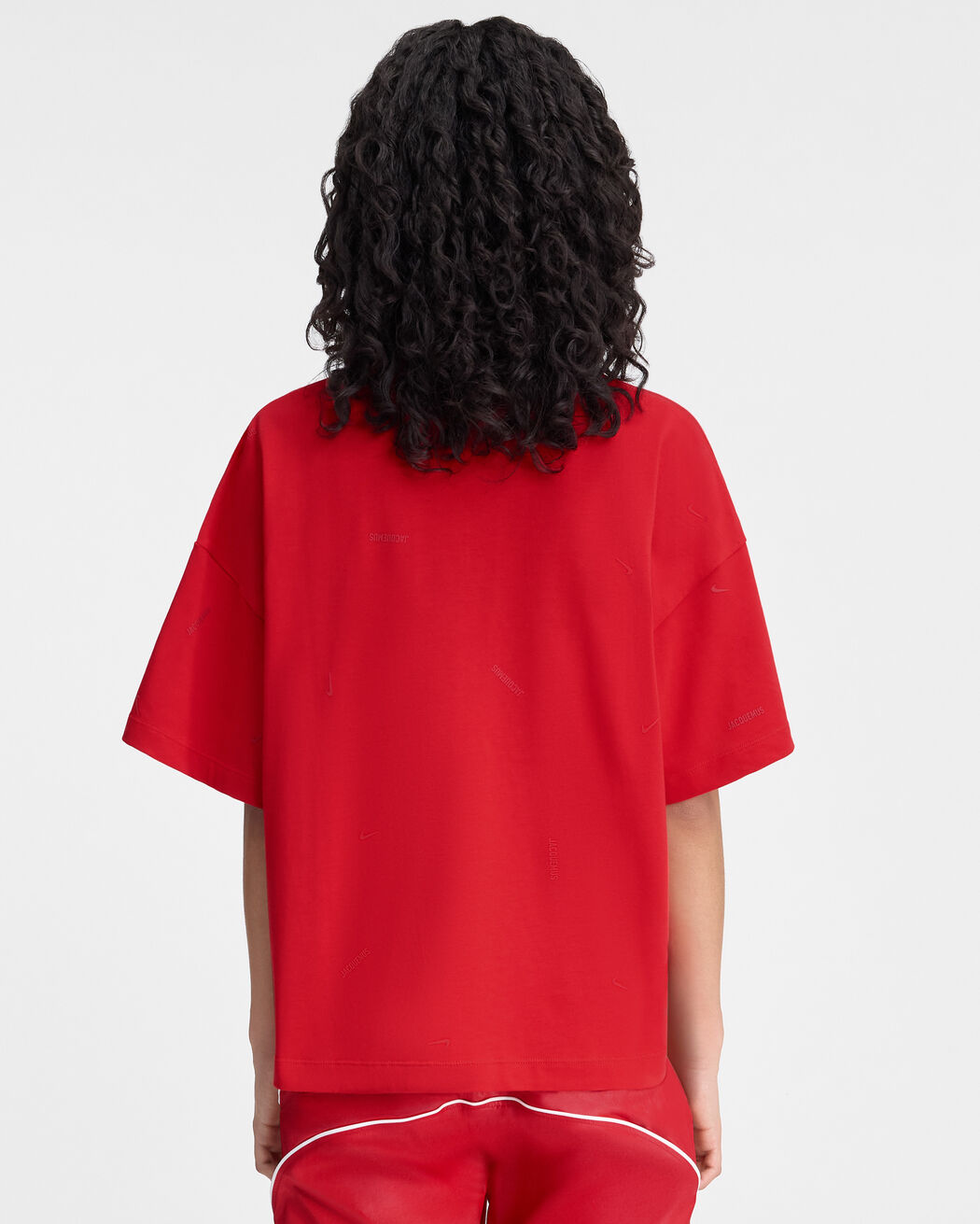The JACQUEMUS+NIKE multi logo t-shirt the jacquemus nike multi logo t shirt