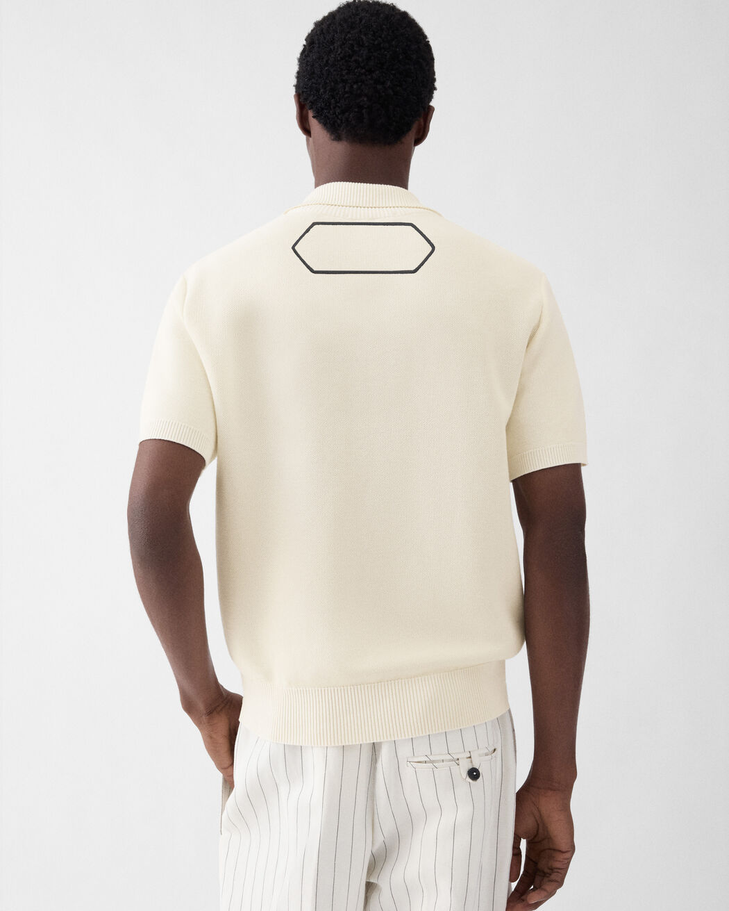 The J knit polo jacquemus the j knit polo