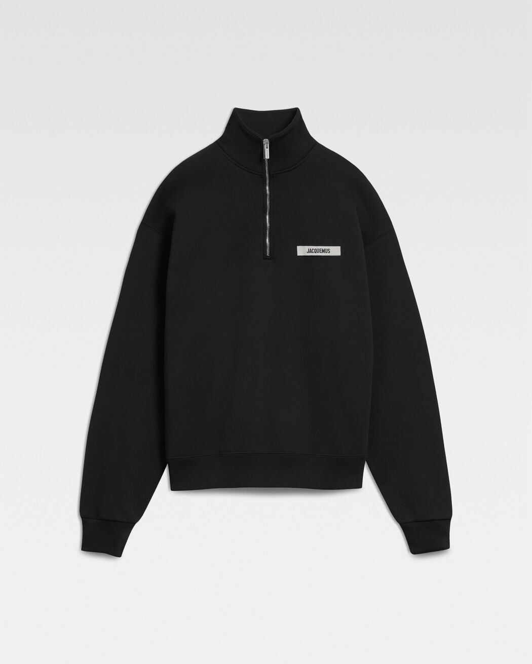 The Gros Grain zipped-rollneck sweatshirt jacquemus the gros grain zipped rollneck sweatshirt
