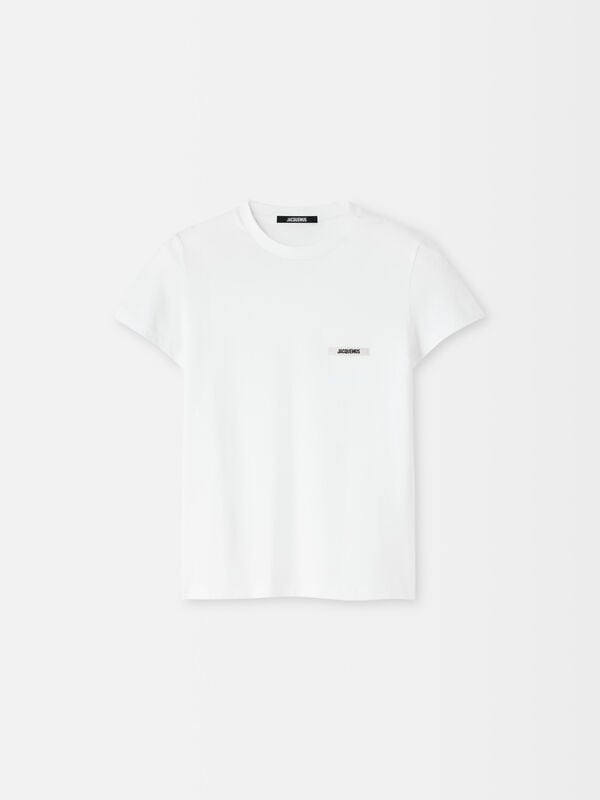 The Gros Grain short-sleeve t-shirt jacquemus the gros grain short sleeve t shirt