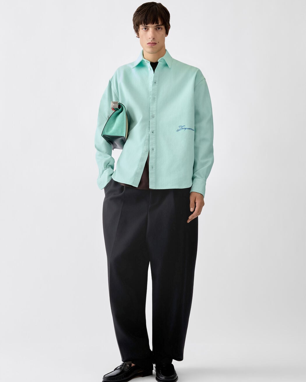 The de-Nîmes Simon denim shirt jacquemus the de n mes simon denim shirt