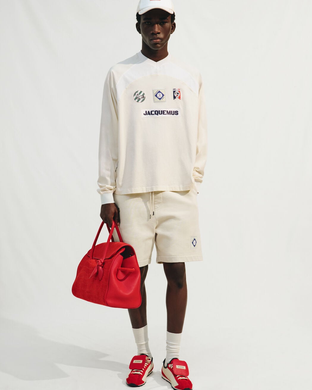 The Supporter long-sleeve t-shirt jacquemus the supporter long sleeve t shirt