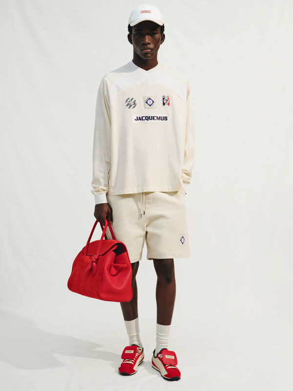The Supporter long-sleeve t-shirt jacquemus the supporter long sleeve t shirt
