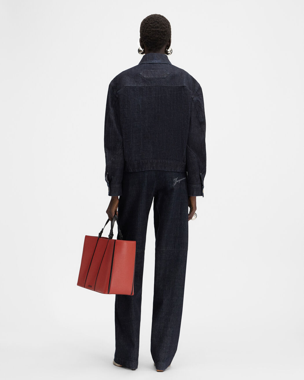 The Canevas de-Nîmes denim jacket jacquemus the canevas de n mes denim jacket