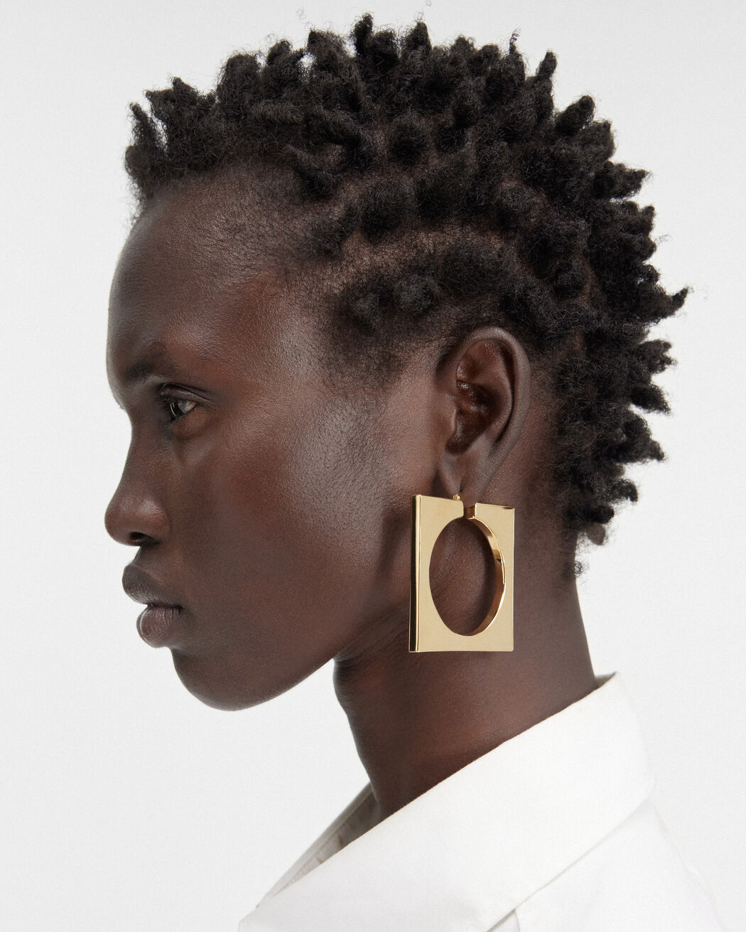 The Rond Carré hoops earrings jacquemus the rond carr hoops earrings