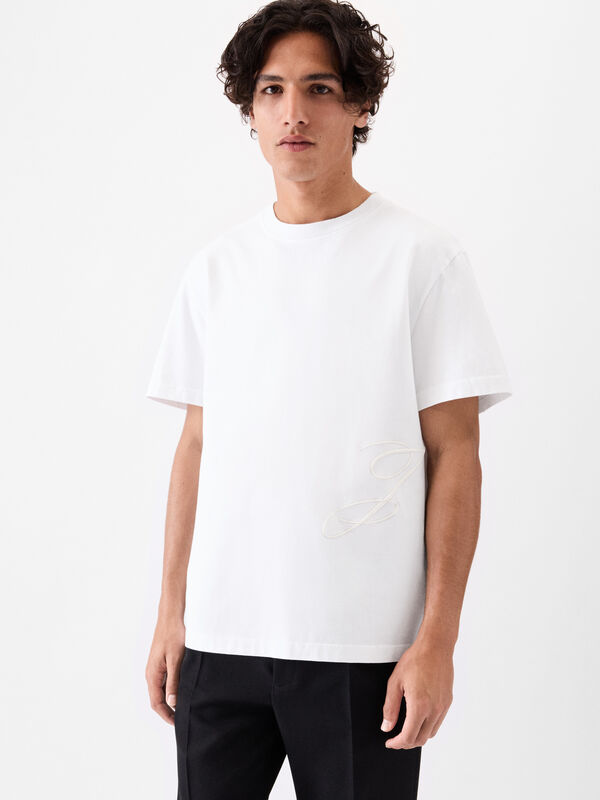 The J short-sleeve t-shirt jacquemus the j short sleeve t shirt