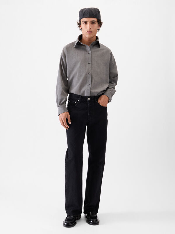 The straight de-Nîmes denim pants jacquemus the straight de n mes denim pants