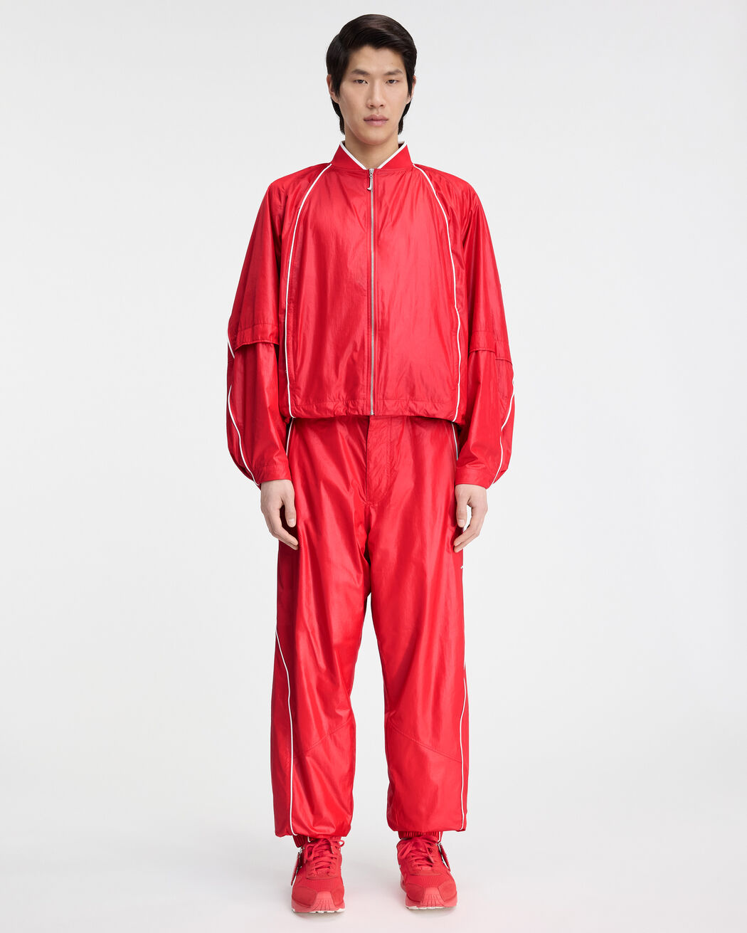 The JACQUEMUS+NIKE track jacket the jacquemus nike track jacket