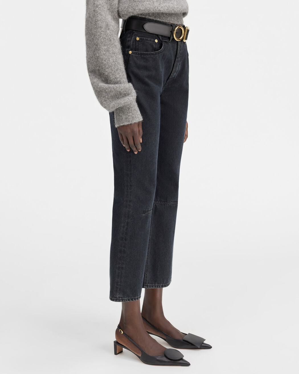 The cropped de-Nîmes denim pants jacquemus the cropped de n mes denim pants