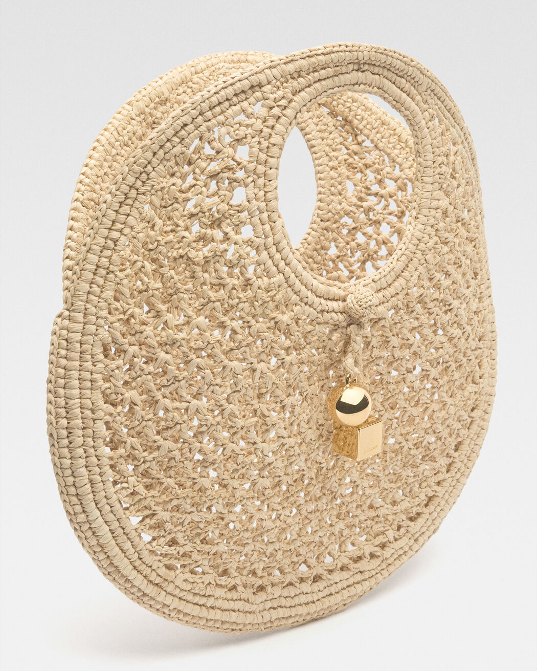 The Spiaggia small round bag jacquemus the spiaggia small round bag