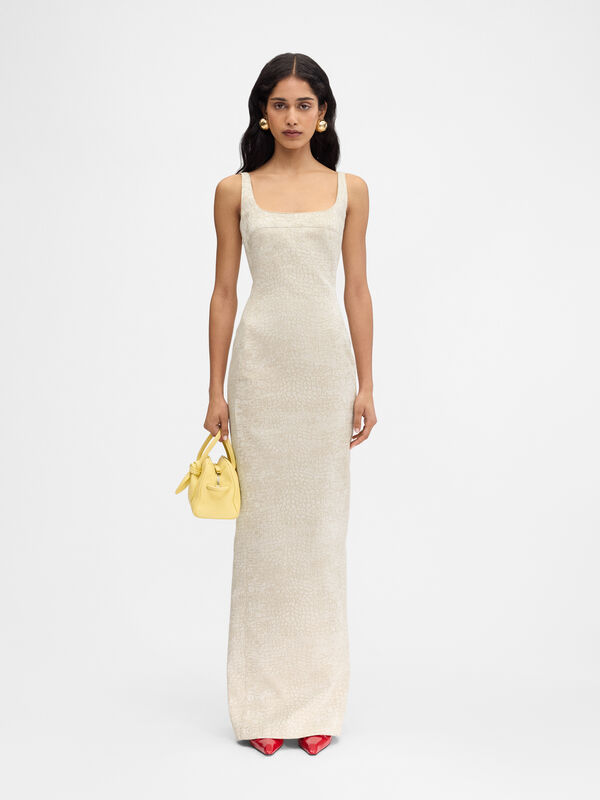 The Crayon de-Nîmes denim dress jacquemus the crayon de n mes denim dress