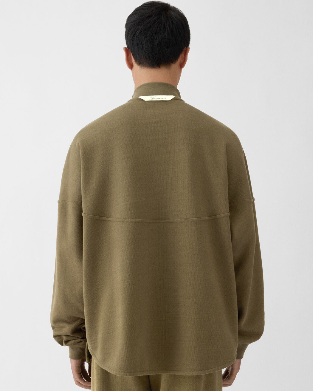 The Rond Carré zipped-rollneck sweatshirt jacquemus the rond carr zipped rollneck sweatshirt