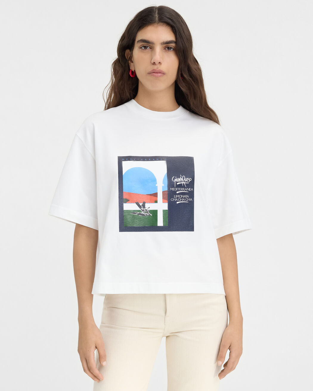 تي شيرت Le T-Shirt Scesa jacquemus تي شيرت le t shirt scesa