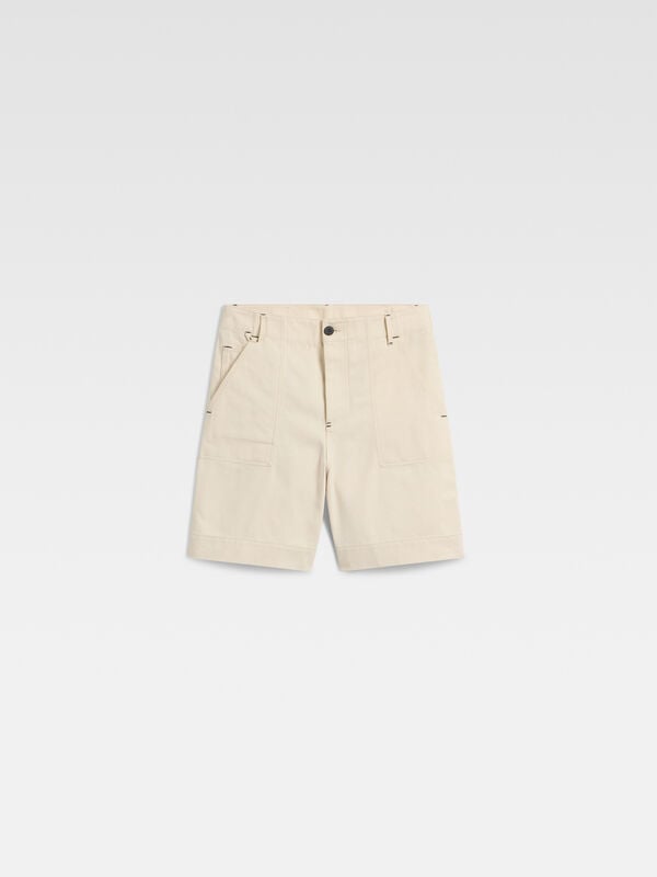 The de-Nîmes denim shorts jacquemus the de n mes denim shorts