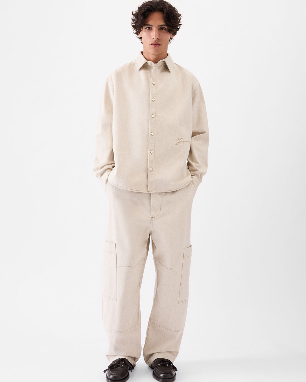 The Simon de-Nîmes denim shirt jacquemus the simon de n mes denim shirt