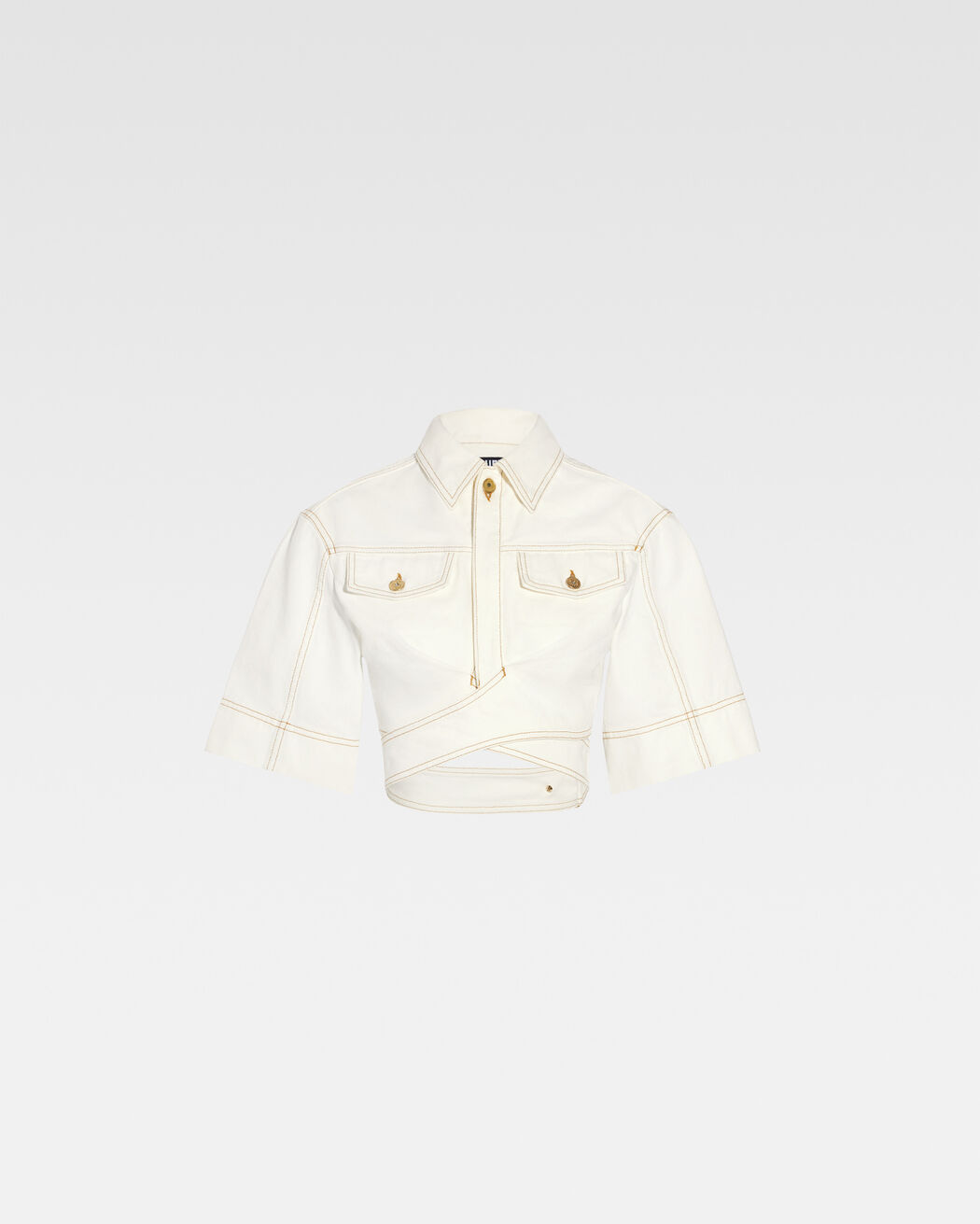 The de-Nîmes denim top jacquemus the de n mes denim top